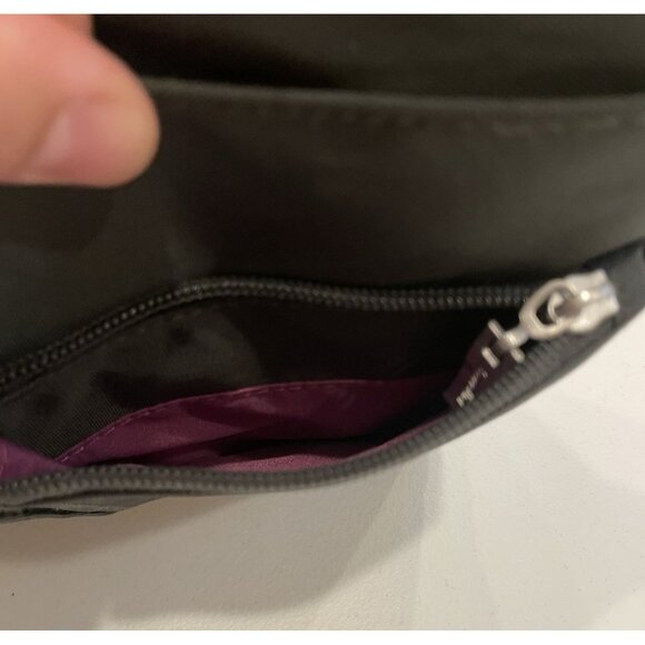 Baggallini Crossbody Travel Bag Purse Gray & Purple Travel Everyday Casual - Picture 6 of 10